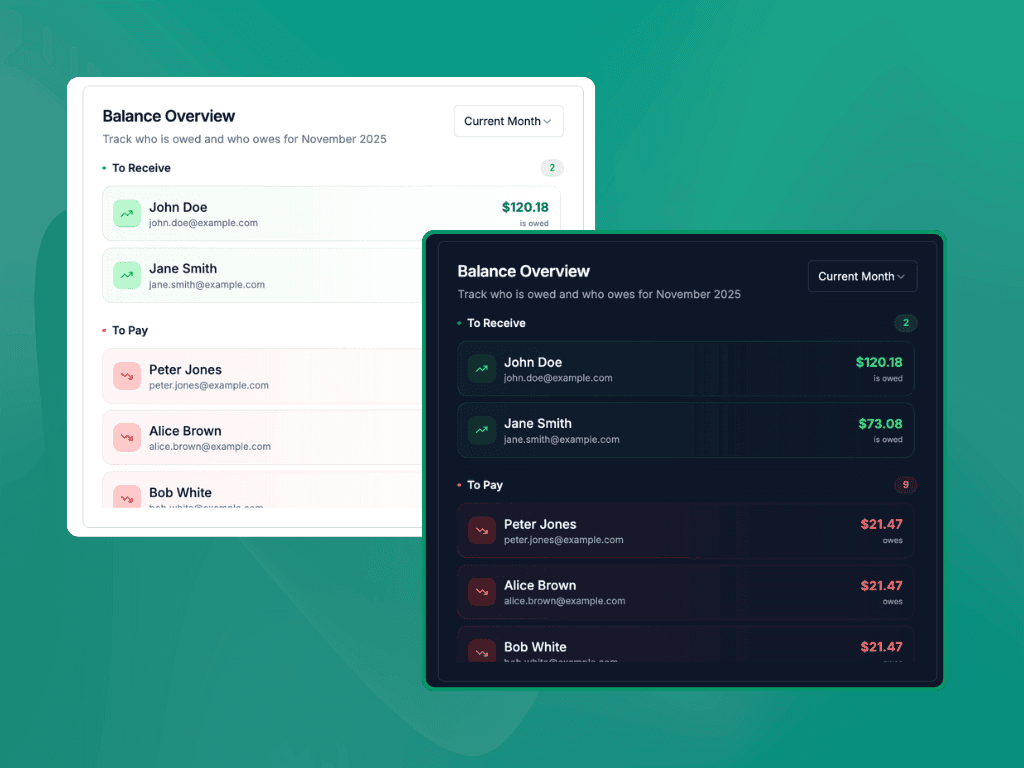 Real-Time Balance Tracking